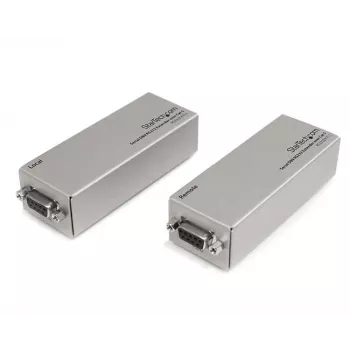 StarTech.com RS232 Serial over Cat5 Extender, 1km (3300ft) diapazons, Plug & Play, bez programmatūras, DB9 seriālā pagarināšana - TAA