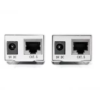 StarTech.com RS232 Serial over Cat5 Extender, 1km (3300ft) diapazons, Plug & Play, bez programmatūras, DB9 seriālā pagarināšana - TAA