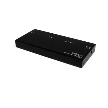 StarTech.com 2 pieslēgvietu HDMI sadalītājs un signāla pastiprinātājs, HDMI, 2x HDMI, 1920 x 1200 pikseļi, Melns, Tērauds, 15 m