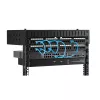 StarTech.com 8U 19 collu sienas stiprinājuma tīkla statīvs - regulējams dziļums 12-20 collas 2 statņu atvērta rāmja serveru telpas statīvs AV/datu/IT sakaru/datoru aprīkojumam/slēdžiem ar būra uzgriežņiem un skrūvēm