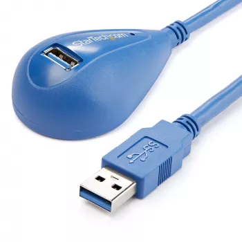 StarTech.com 5 pēdu galddatora SuperSpeed USB 3.0 pagarinātāja kabelis — A uz A vīr./siev.