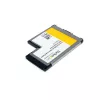 StarTech.com 2 Portu Flush Mount ExpressCard 54mm SuperSpeed USB 3.0 Card Adapter ar UASP atbalstu