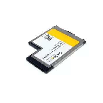 StarTech.com 2 Portu Flush Mount ExpressCard 54mm SuperSpeed USB 3.0 Card Adapter ar UASP atbalstu