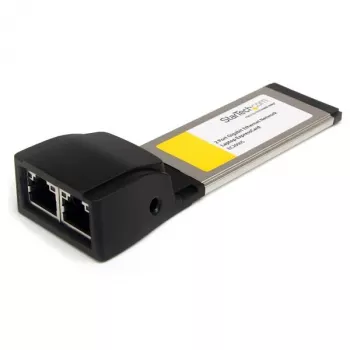 StarTech.com Divu portu ExpressCard Gigabit klēpjdatora Ethernet tīkla adaptera karte