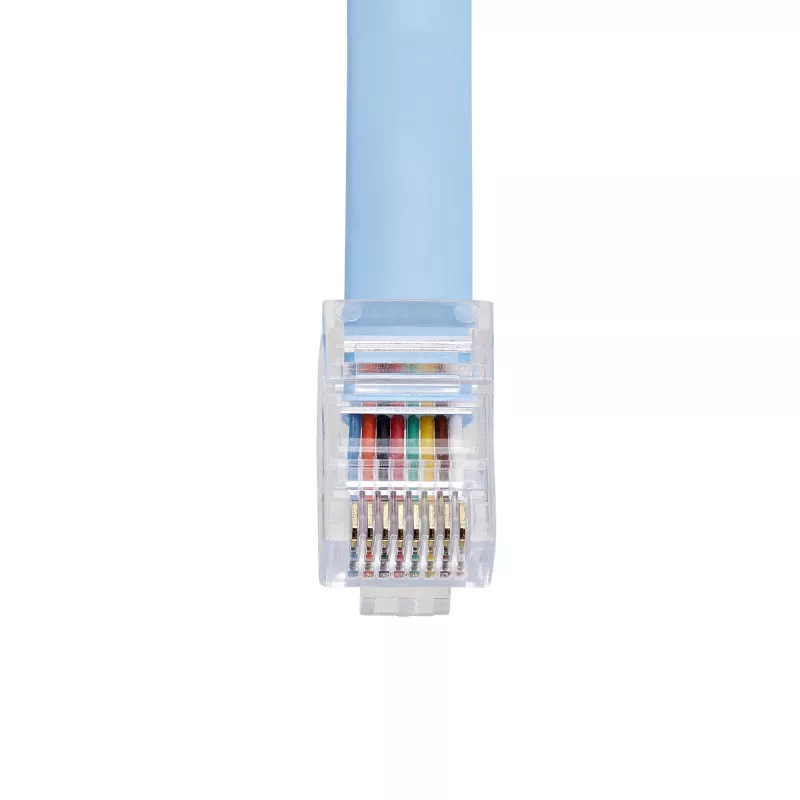 StarTech.com 6 pēdu Cisco konsoles apvērses kabelis - RJ45 vīr./vīr., 1,8 m, RJ-45, RJ-45, zils