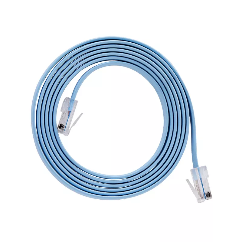 StarTech.com 6 pēdu Cisco konsoles apvērses kabelis - RJ45 vīr./vīr., 1,8 m, RJ-45, RJ-45, zils