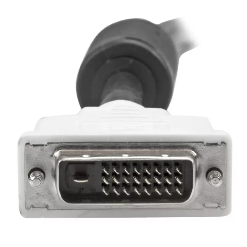 StarTech.com 2m DVI-D Dual Link kabelis – vīr./vīr., 2 m, DVI-D, DVI-D, vīr., vīr., melns, balts