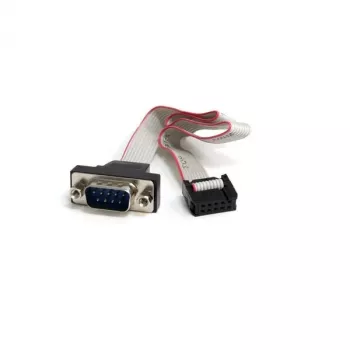 StarTech.com 16in 9 Pin Serial Male to 10 Pin Motherboard Header Panel Mount kabelis