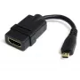 StarTech.com Micro HDMI – HDMI adapteris – 4K 30 Hz video – izturīgs ātrgaitas Micro HDMI (D tips) – HDMI 1.4 pārveidotājs/kabeļa adaptera sargspraudnis – Ultra HD HDMI monitori, televizori un displeji – M/F