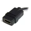 StarTech.com Micro HDMI – HDMI adapteris – 4K 30 Hz video – izturīgs ātrgaitas Micro HDMI (D tips) – HDMI 1.4 pārveidotājs/kabeļa adaptera sargspraudnis – Ultra HD HDMI monitori, televizori un displeji – M/F