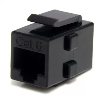 StarTech.com Cat 6 RJ45 Keystone Jack tīkls Coupler - F/F, melns, RJ-45, RJ-45, 90 mm, 125 mm, 2 mm