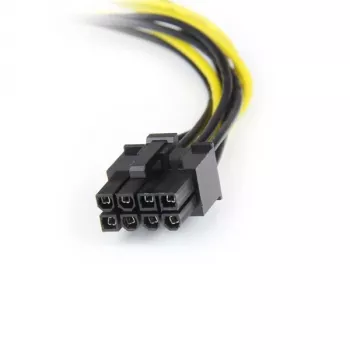 StarTech.com 6in LP4 uz 8 kontaktu PCI Express videokartes strāvas kabeļa adapteris