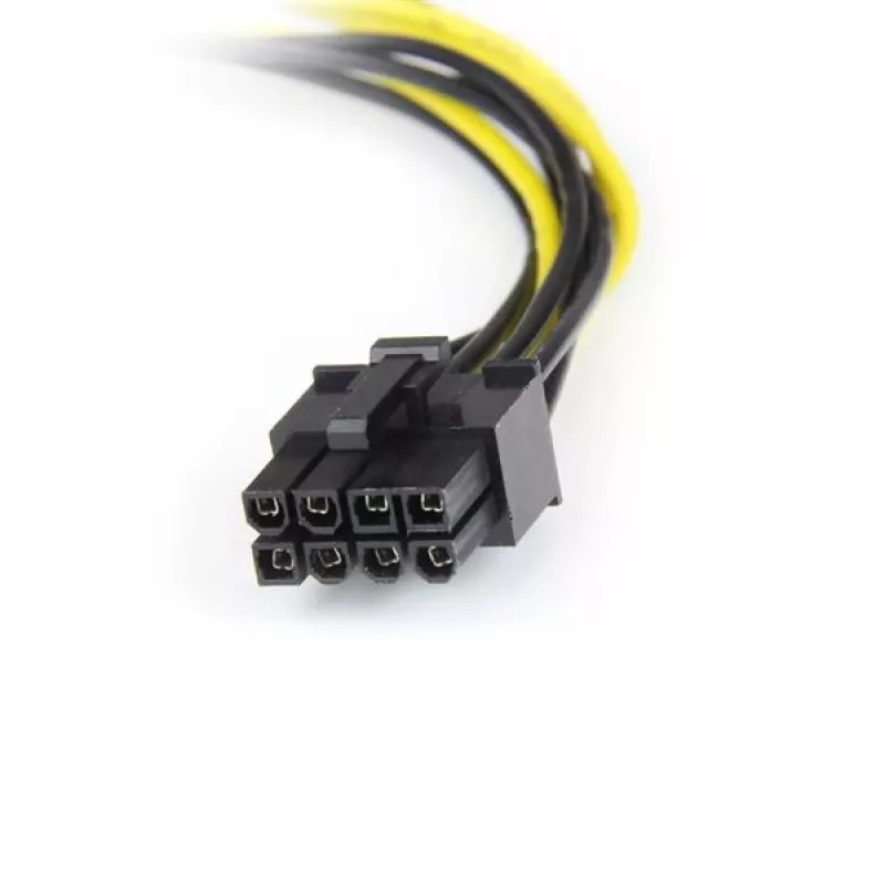 StarTech.com 6in LP4 uz 8 kontaktu PCI Express videokartes strāvas kabeļa adapteris