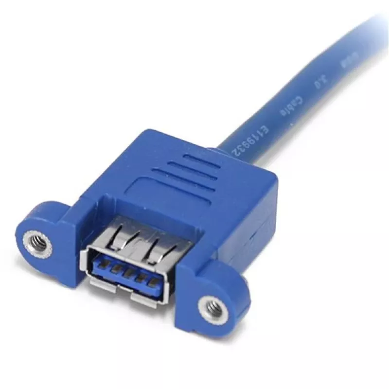 StarTech.com 2 portu paneļa stiprinājuma USB 3.0 kabelis — USB A uz mātesplates galvenes kabelis F/F