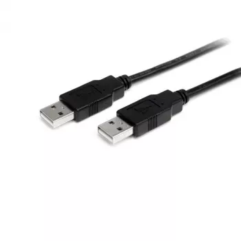 StarTech.com 2m USB 2.0 A-A kabelis - vīr./vīr., 2 m, USB A, USB A, USB 2.0, melns