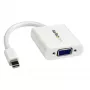 StarTech.com Mini DisplayPort–VGA adapteris – aktīvs Mini DP uz VGA pārveidotājs – 1080p video – mDP vai Thunderbolt 1/2 Mac/PC uz VGA monitoru/projektoru/displeju – mDP 1.2 uz VGA savienotājkabelis – balts