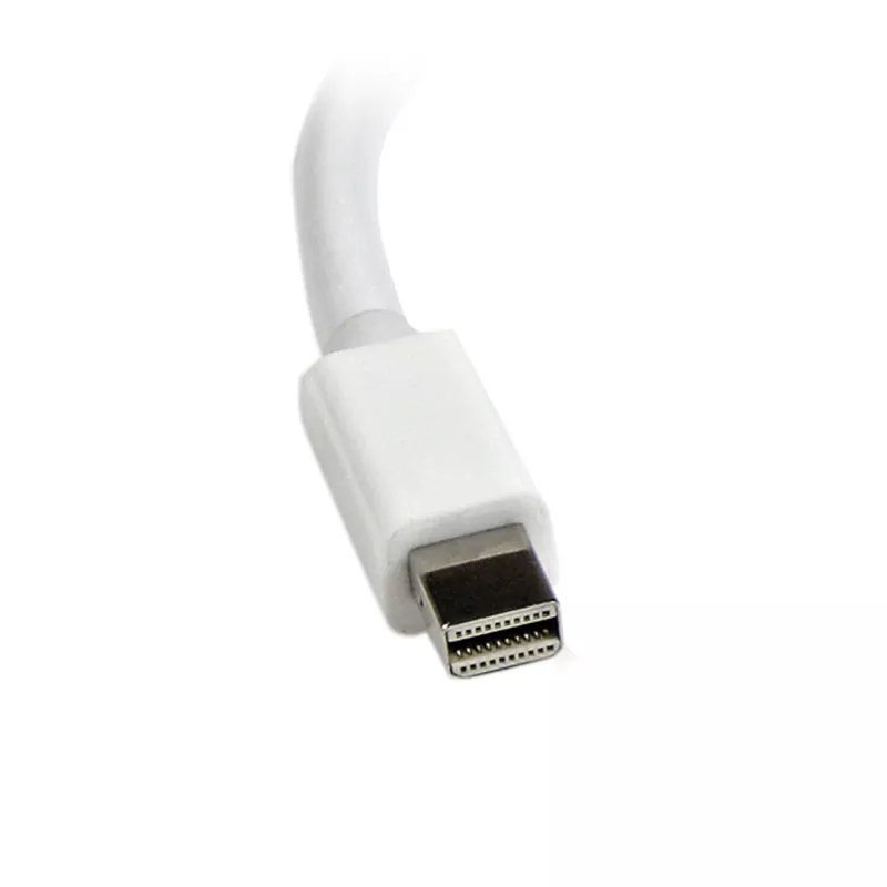 StarTech.com Mini DisplayPort–VGA adapteris – aktīvs Mini DP uz VGA pārveidotājs – 1080p video – mDP vai Thunderbolt 1/2 Mac/PC uz VGA monitoru/projektoru/displeju – mDP 1.2 uz VGA savienotājkabelis – balts