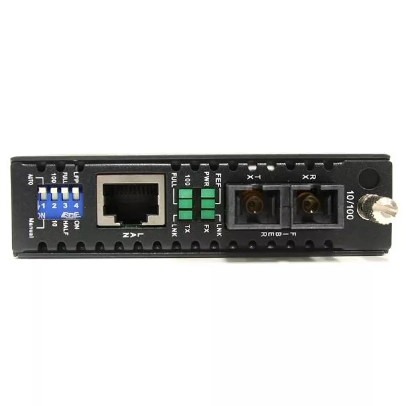StarTech.com 10/100 Mbps vienmoda šķiedras optikas multivides pārveidotājs SC 30 km