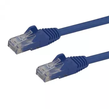 StarTech.com 10 m CAT6 Ethernet kabelis - Zils CAT 6 Gigabit Ethernet vads - 250 MHz 100 W PoE RJ45 UTP tīkla/plāksteru vads ar aizķeršanās novēršanas funkciju un spriedzes samazināšanu, individuāli testēts