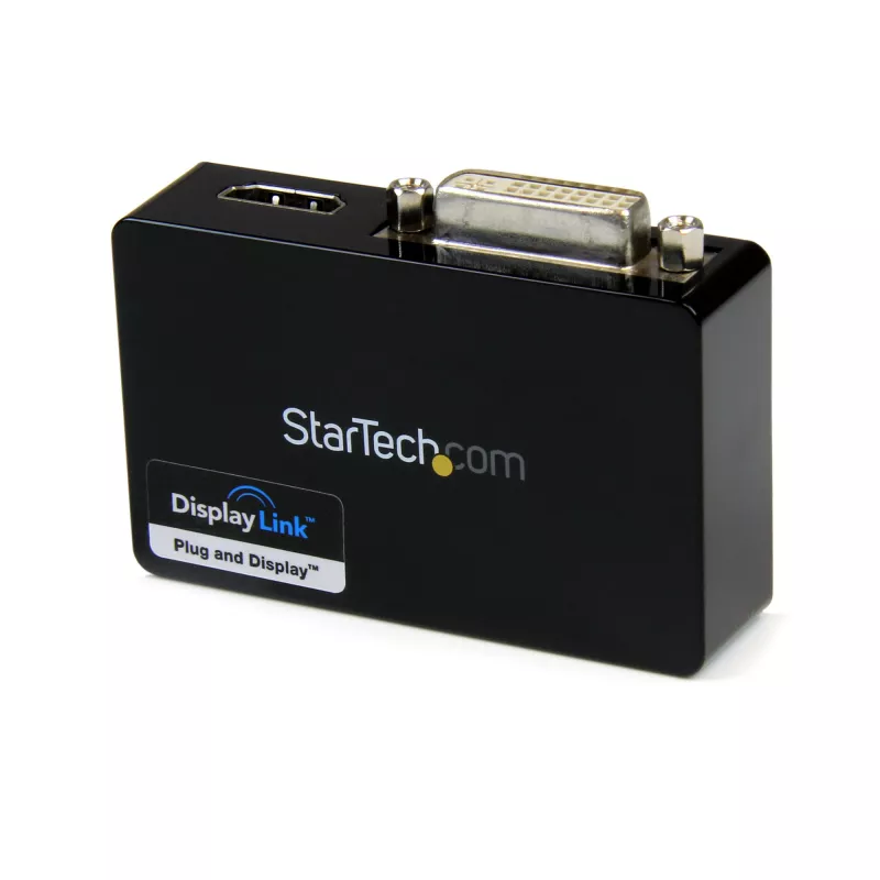 StarTech.com USB 3.0 uz HDMI / DVI adapteris - 2048x1152, 3.2 Gen 1 (3.1 Gen 1), USB Type-B, DVI izeja, HDMI izeja, 2048 x 1152 pikseļi