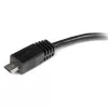 StarTech.com 6 collu Micro USB uz Mini USB adaptera kabelis V/S, 0,15 m, Mini-USB B, Micro-USB A, Vīr./Siev., Melns