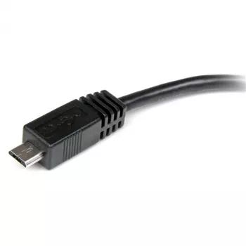 StarTech.com 6 collu Micro USB uz Mini USB adaptera kabelis V/S, 0,15 m, Mini-USB B, Micro-USB A, Vīr./Siev., Melns