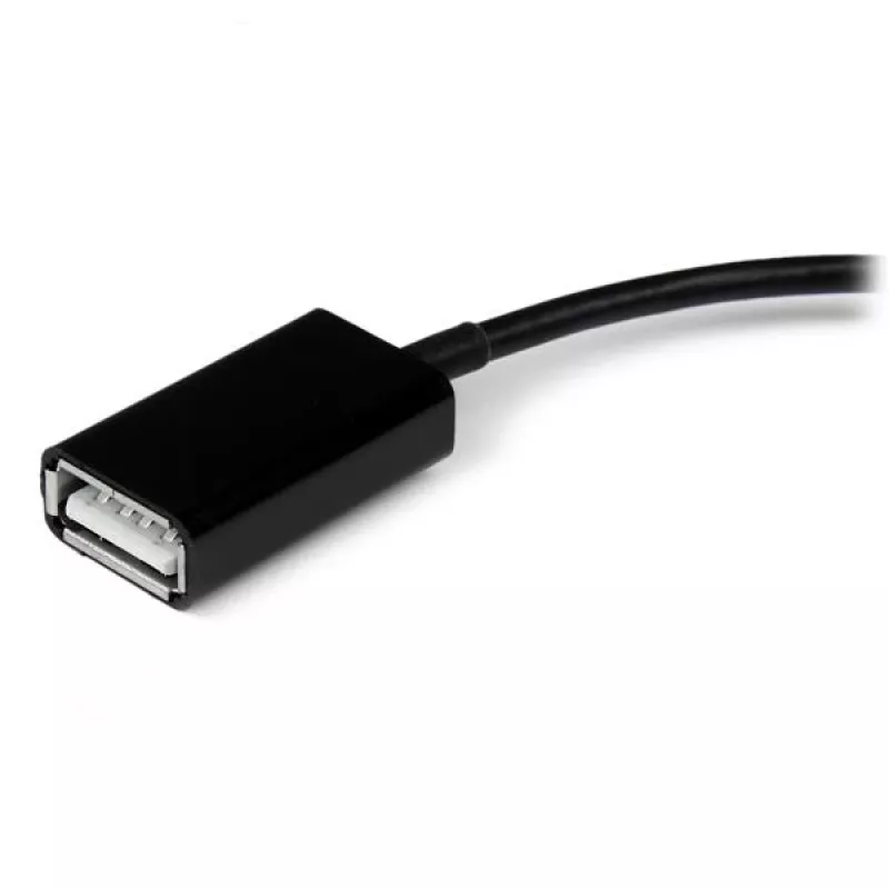 StarTech.com USB OTG adaptera kabelis Samsung Galaxy Tab planšetdatoram, 0,1524 m, Samsung 30p, USB A, melns, vīrišķais, sievišķais