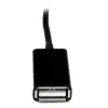 StarTech.com USB OTG adaptera kabelis Samsung Galaxy Tab planšetdatoram, 0,1524 m, Samsung 30p, USB A, melns, vīrišķais, sievišķais
