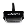 StarTech.com USB OTG adaptera kabelis Samsung Galaxy Tab planšetdatoram, 0,1524 m, Samsung 30p, USB A, melns, vīrišķais, sievišķais