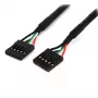 StarTech.com 24 collu iekšējais 5 kontaktu USB IDC mātesplates savienotāja kabelis F/F
