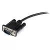 StarTech.com 3m Melns taisns Through DB9 RS232 Serial kabelis - M/F