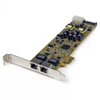 StarTech.com Dual Port PCI Express Gigabit Ethernet PCIe tīkla adapteris - PoE/PSE