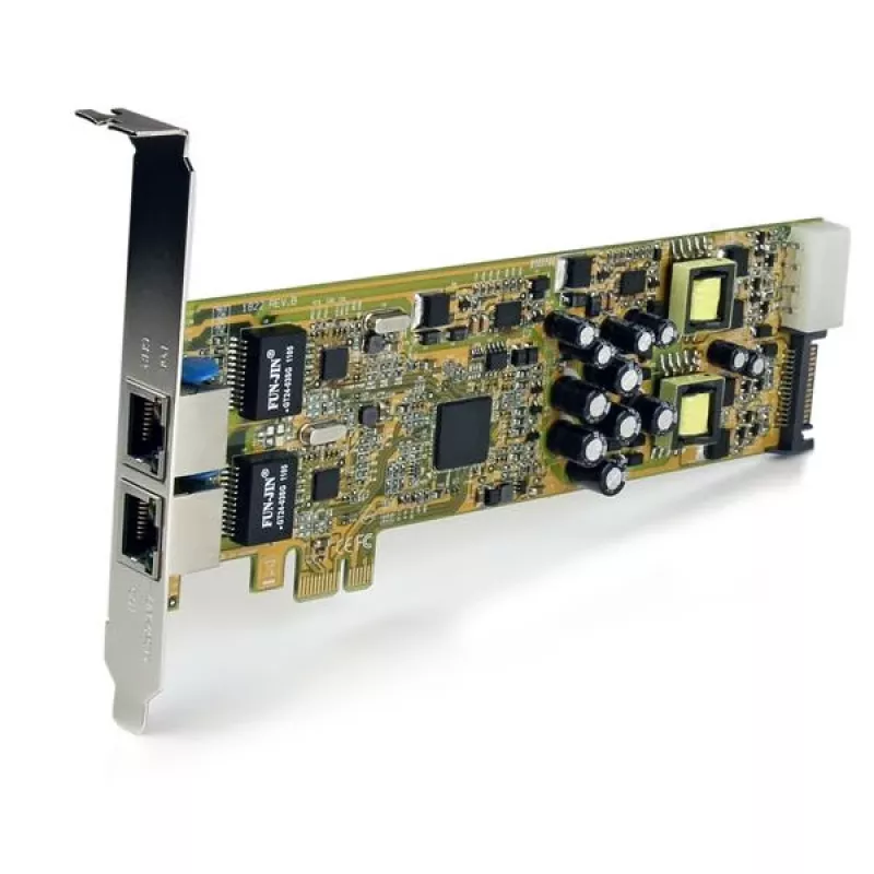 StarTech.com Dual Port PCI Express Gigabit Ethernet PCIe tīkla adapteris - PoE/PSE