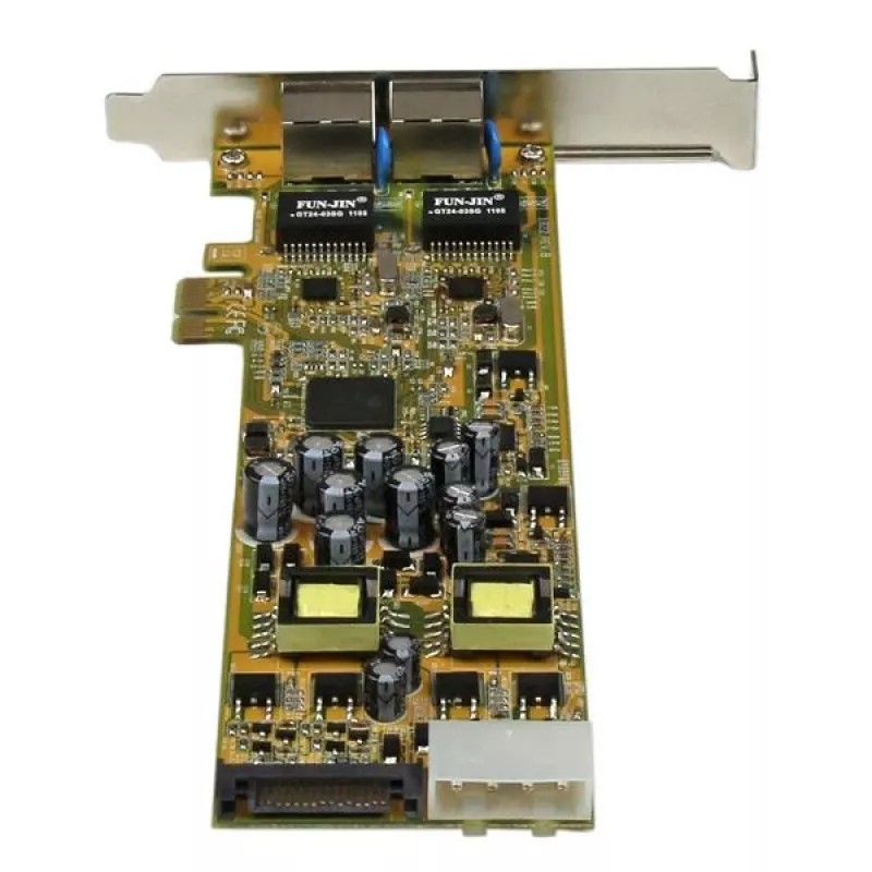 StarTech.com Dual Port PCI Express Gigabit Ethernet PCIe tīkla adapteris - PoE/PSE