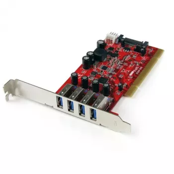 StarTech.com 4 portu PCI USB 3.0 adaptera karte ar SATA/SP4 barošanu