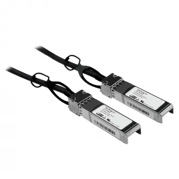 StarTech.com Cisco SFP-H10GB-CU5M saderīgs 5 m 10G SFP+ uz SFP+ tiešās pievienošanas kabelis Twinax - 10GbE SFP+ vara DAC 10 Gbps zema patēriņa pasīvs Mini GBIC/uztvērēja modulis DAC Firepower ASR920 ASR9000