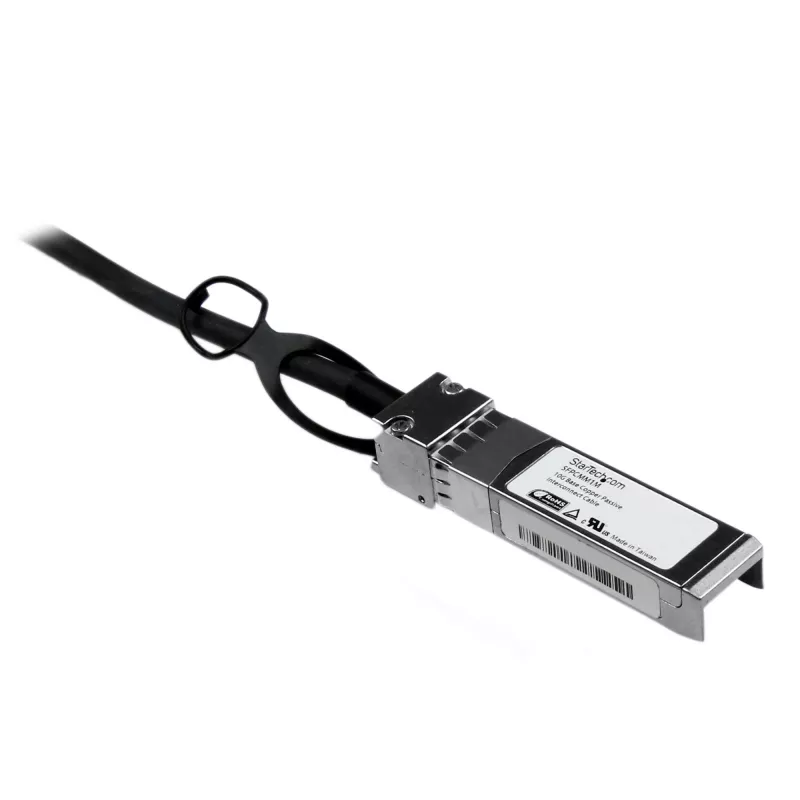 StarTech.com Cisco SFP-H10GB-CU1M saderīgs 1m 10G SFP+ uz SFP+ tiešās pievienošanas kabelis Twinax - 10GbE SFP+ vara DAC 10 Gbps zemas jaudas pasīvais mini GBIC/uztvērēja modulis DAC Firepower ASR920 ASR9000