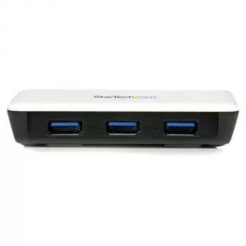 StarTech.com USB 3.0 uz Gigabit Ethernet NIC tīkla adapteris ar 3 portu centrmezglu - balts