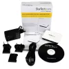 StarTech.com USB 3.0 uz Gigabit Ethernet NIC tīkla adapteris ar 3 portu centrmezglu - balts