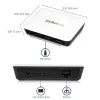 StarTech.com USB 3.0 uz Gigabit Ethernet NIC tīkla adapteris ar 3 portu centrmezglu - balts