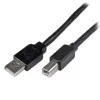 StarTech.com 65 pēdas (20 m) aktīvs USB 2.0 A uz B kabelis, garš USB kabelis, USB printera kabelis, 1x USB A (vīr.), 1x USB B (vīr.), melns