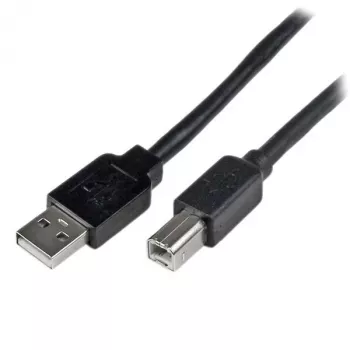 StarTech.com 65 pēdas (20 m) aktīvs USB 2.0 A uz B kabelis, garš USB kabelis, USB printera kabelis, 1x USB A (vīr.), 1x USB B (vīr.), melns