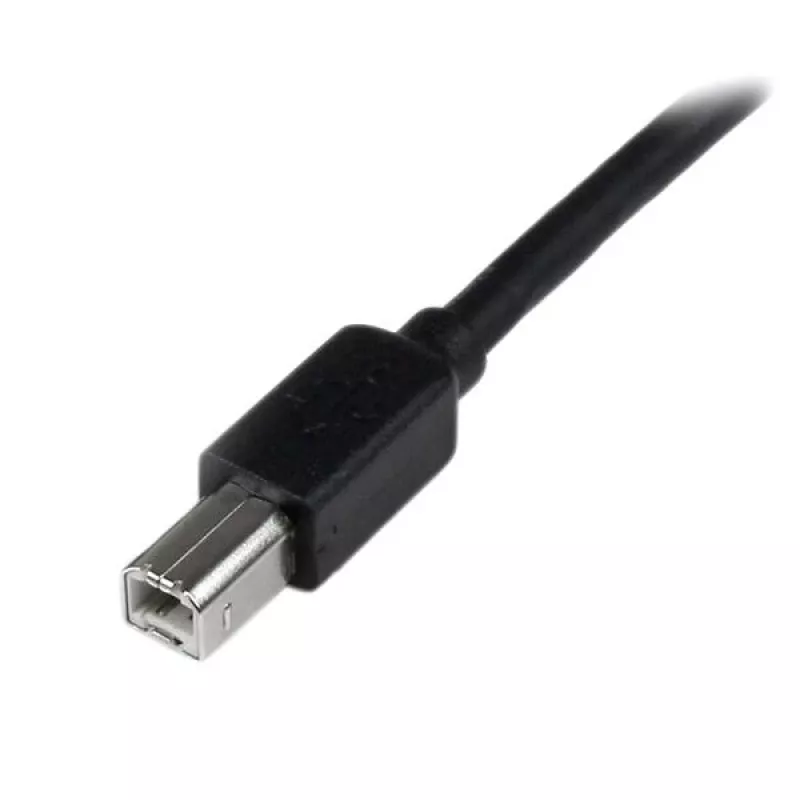 StarTech.com 65 pēdas (20 m) aktīvs USB 2.0 A uz B kabelis, garš USB kabelis, USB printera kabelis, 1x USB A (vīr.), 1x USB B (vīr.), melns