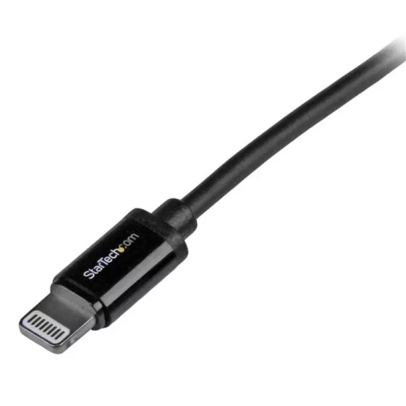 StarTech.com 1 m (3 pēdas) USB–Lightning kabelis – iPhone / iPad / iPod lādēšanas kabelis – ātrās uzlādes Lightning–USB kabelis – Apple MFi sertificēts – melns