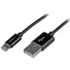 StarTech.com 1 m (3 pēdas) USB–Lightning kabelis – iPhone / iPad / iPod lādēšanas kabelis – ātrās uzlādes Lightning–USB kabelis – Apple MFi sertificēts – melns