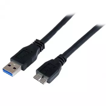 StarTech.com 1m (3 pēdas) sertificēts SuperSpeed USB 3.0 A uz Micro B kabelis - M/M