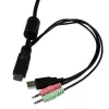 StarTech.com 2 pieslēgvietu USB HDMI kabeļa KVM slēdzis ar audio un tālvadības slēdzi – USB darbināms
