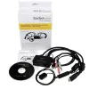 StarTech.com 2 pieslēgvietu USB HDMI kabeļa KVM slēdzis ar audio un tālvadības slēdzi – USB darbināms