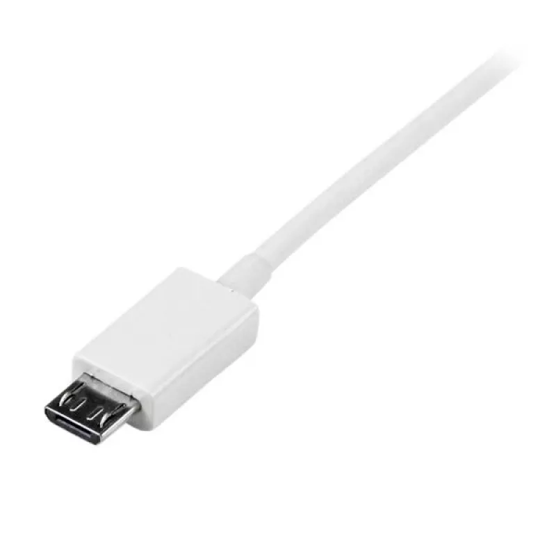 StarTech.com 0.5 m balts Micro USB kabelis - A uz Micro B