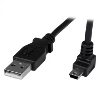 StarTech.com 1 m Mini USB kabelis - A uz augšup vērstu leņķa Mini B
